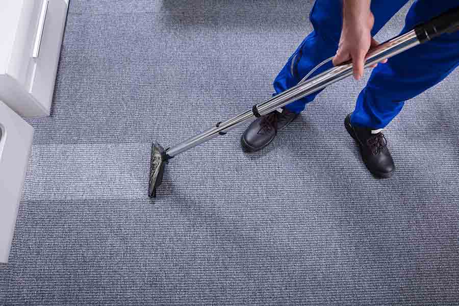 cleaner performing professional carpet clean